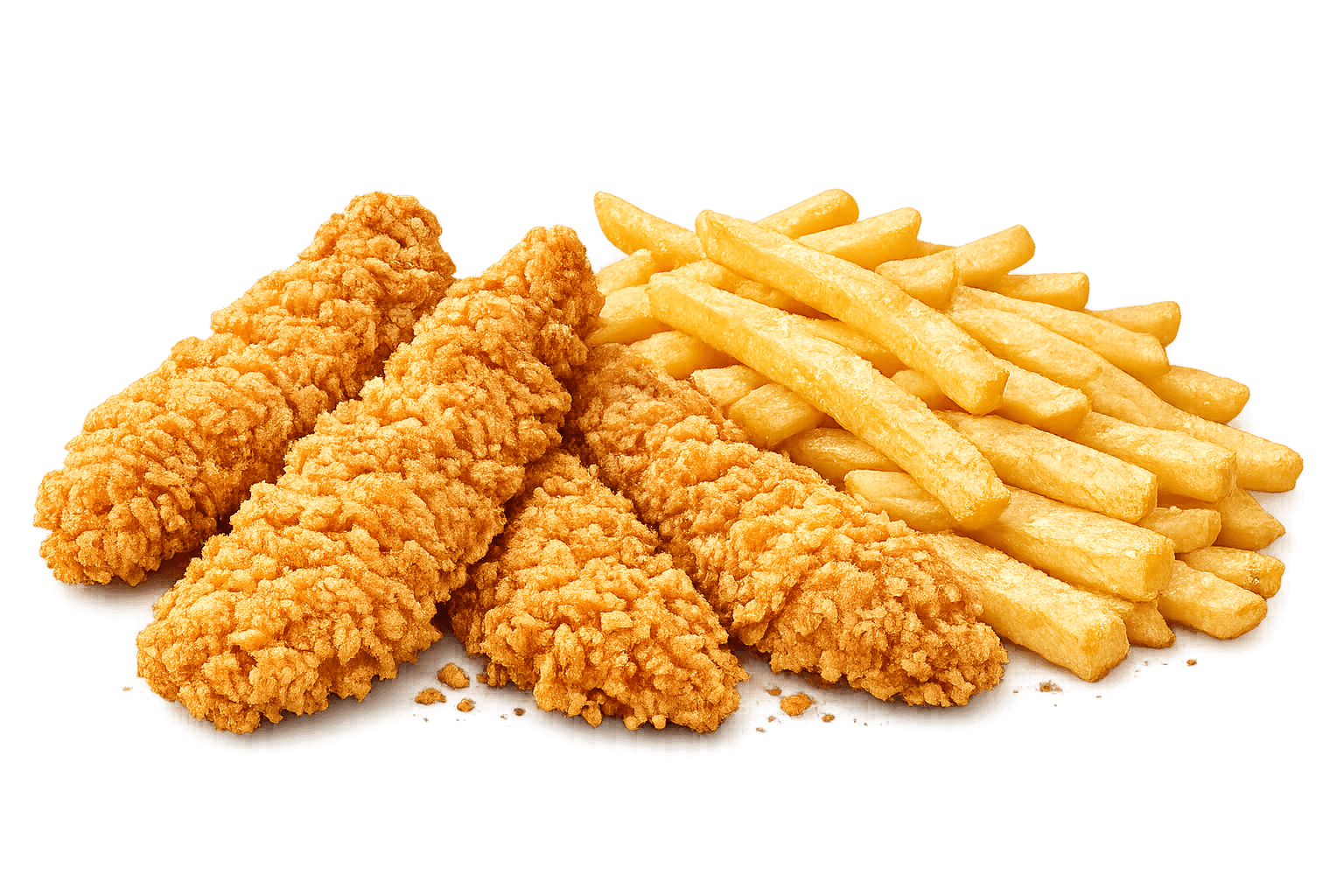 4pcs Chicken Strips With Chips