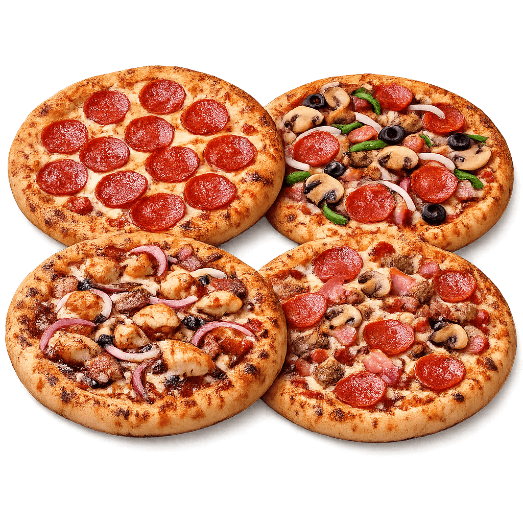 4 × 10" Pizzas